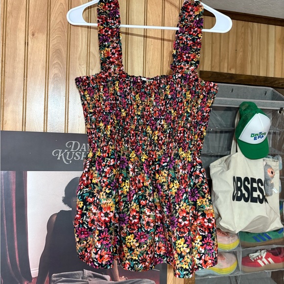 Floral Smocked Women's Blouse - Picture 1 of 1